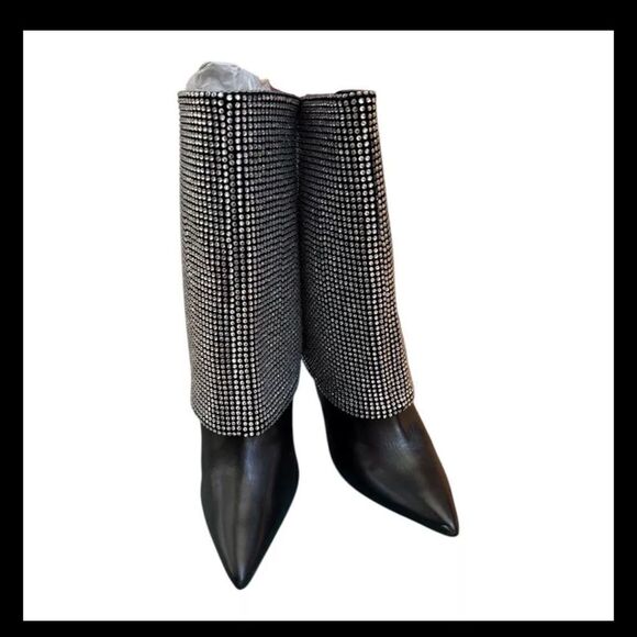 Black Suede Studios presents the Cecil bootie. Elevate your look. Size 5. WOW - Picture 3 of 8